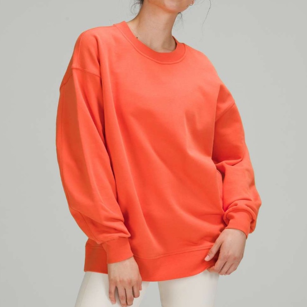 lululemon athletica Orange Sweatshirt